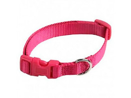 Imagen del producto Papillón collar ajustable nylon 25 mm x 48-70 cm rosa