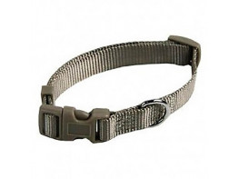 Imagen del producto Papillón collar ajustable nylon 20 mm x 40-55 cm gris