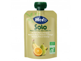 Hero Baby Solo ecológico plátano pera y naranja bolsa 100g